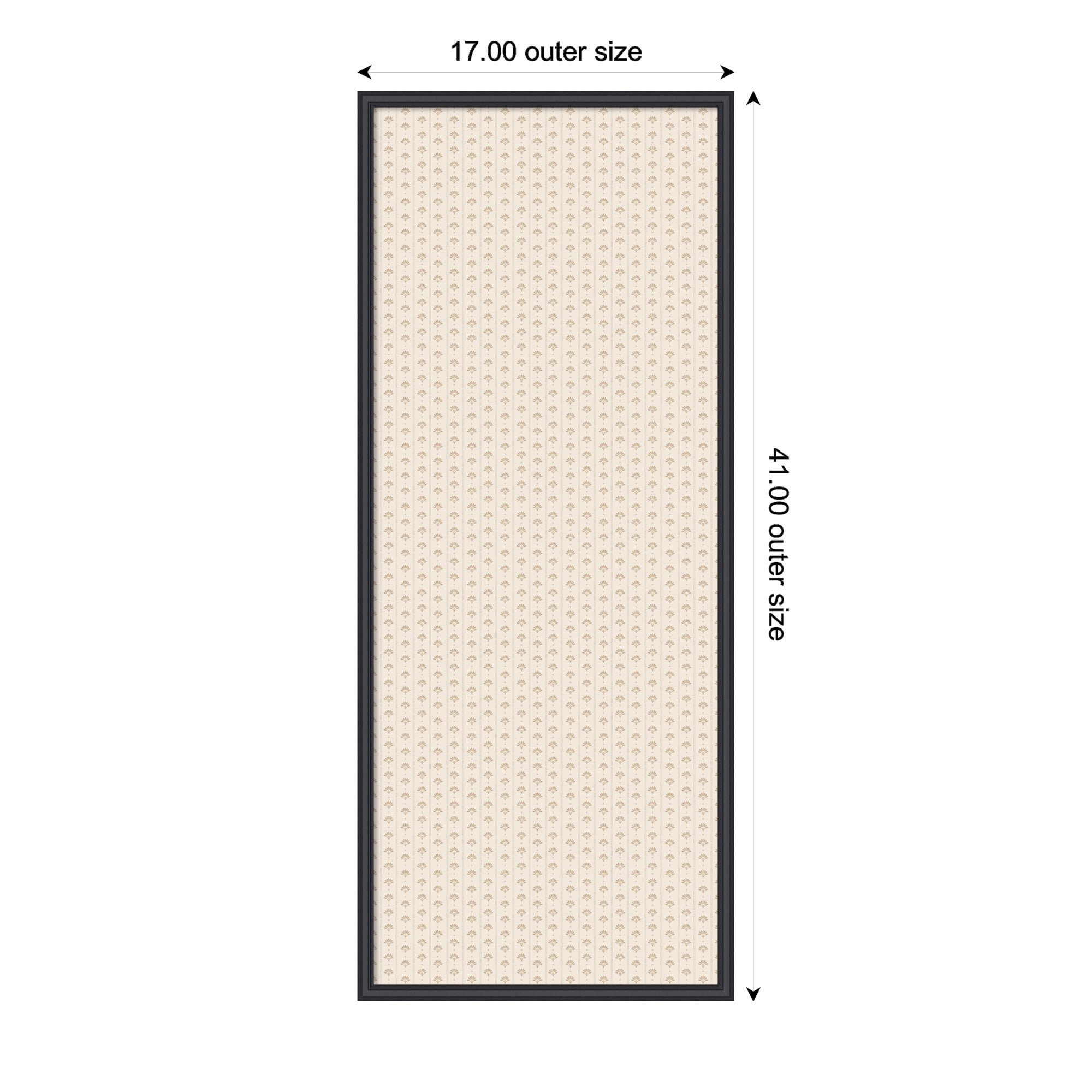 Pinboard 17x41 Edith Black 2