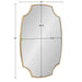 Scallop Mirror Gold 20x30 5