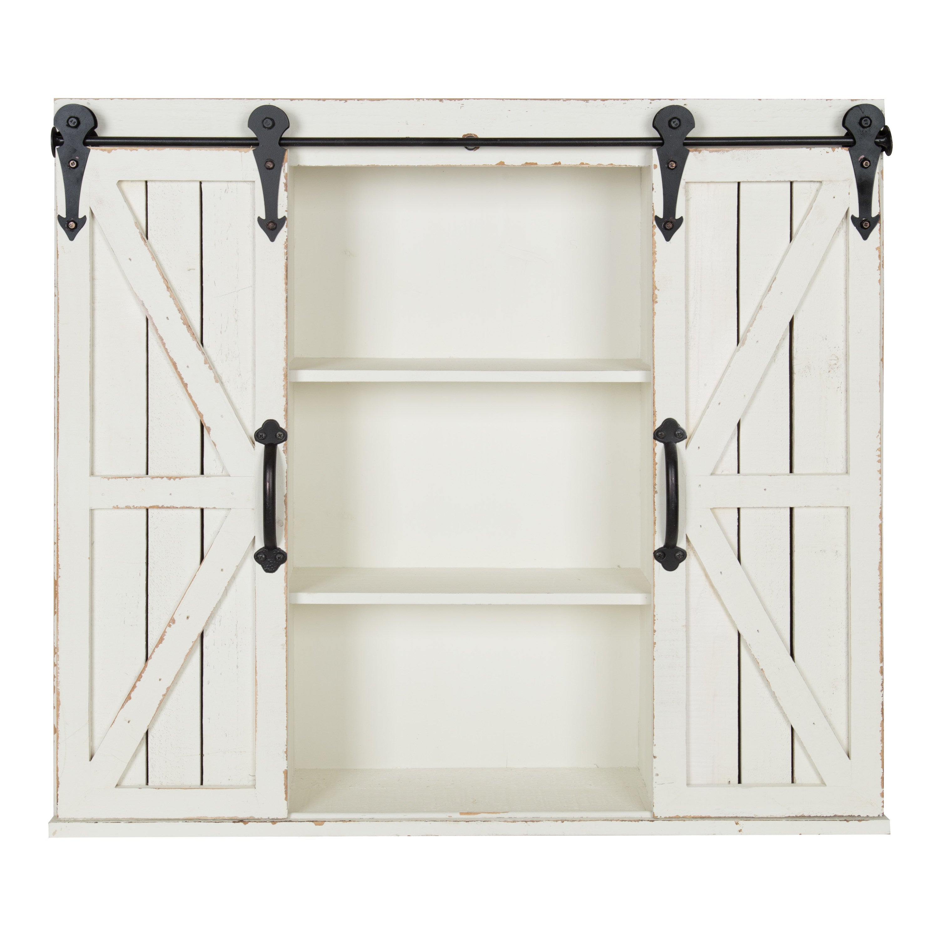 Kate and Laurel Cates Decorative Wood Wall Storage Cabinet - Thumbnail 3