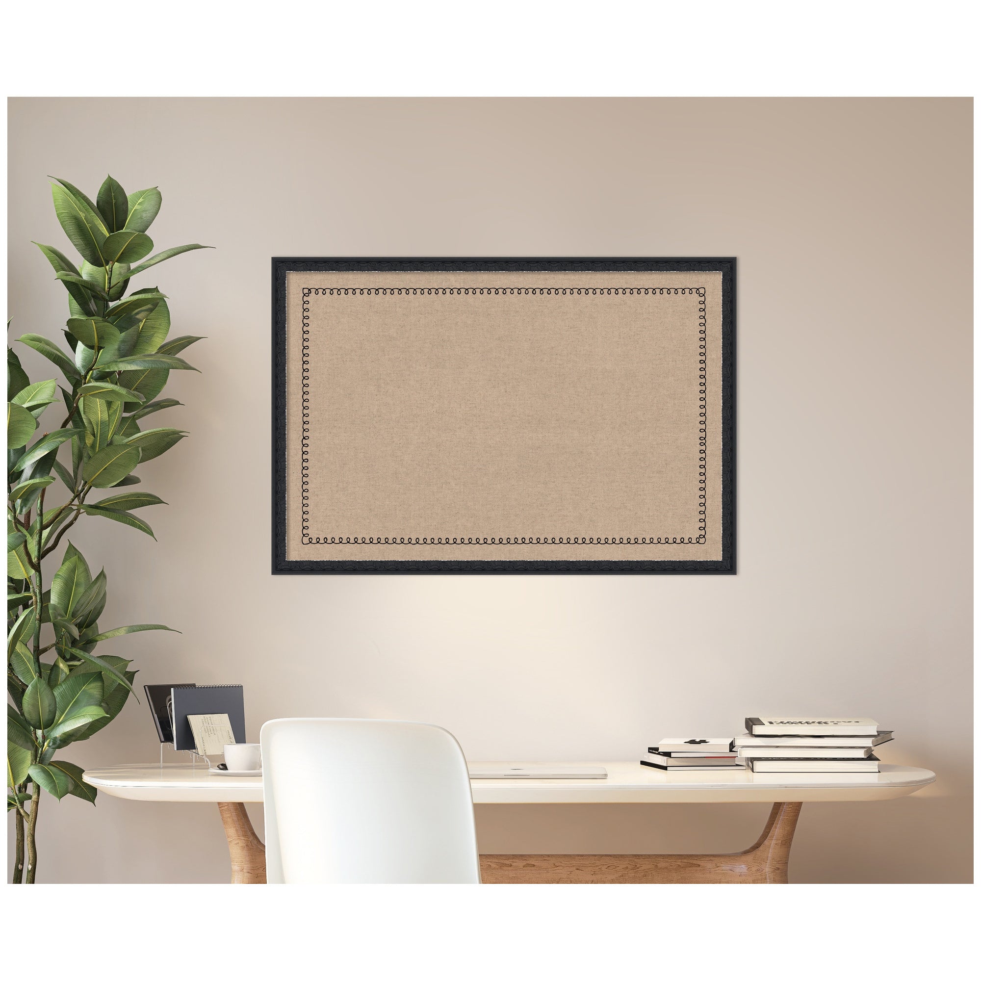 Pinboard Bethany Black 38x26 6