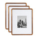 Wall Frame 16x20 matted to 8x10 Walnut Brown 1