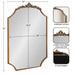 Scallop Mirror Gold 24x36 2
