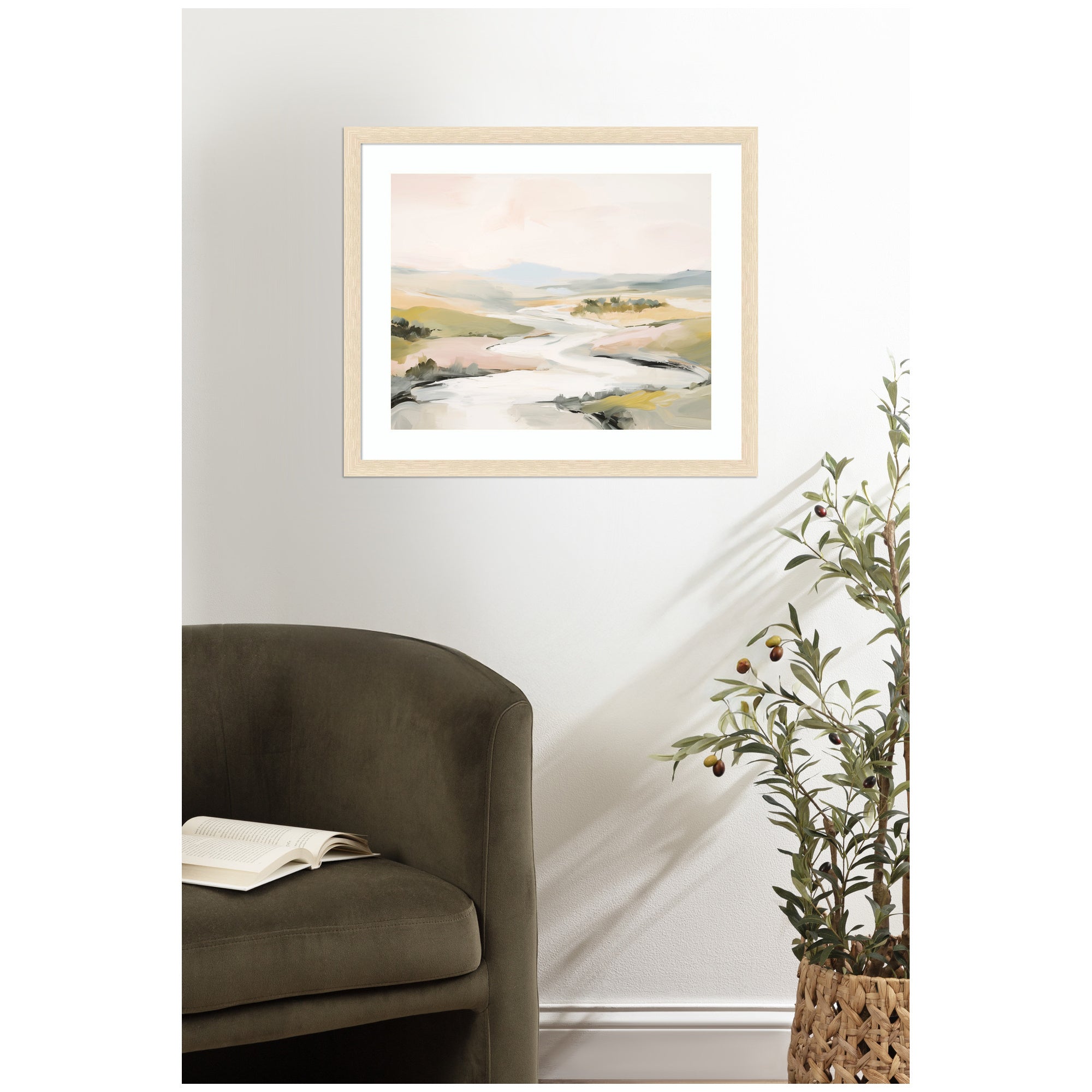 Tranquil Landscape No. 2 by Amy Lighthall Framed Wall Art Print