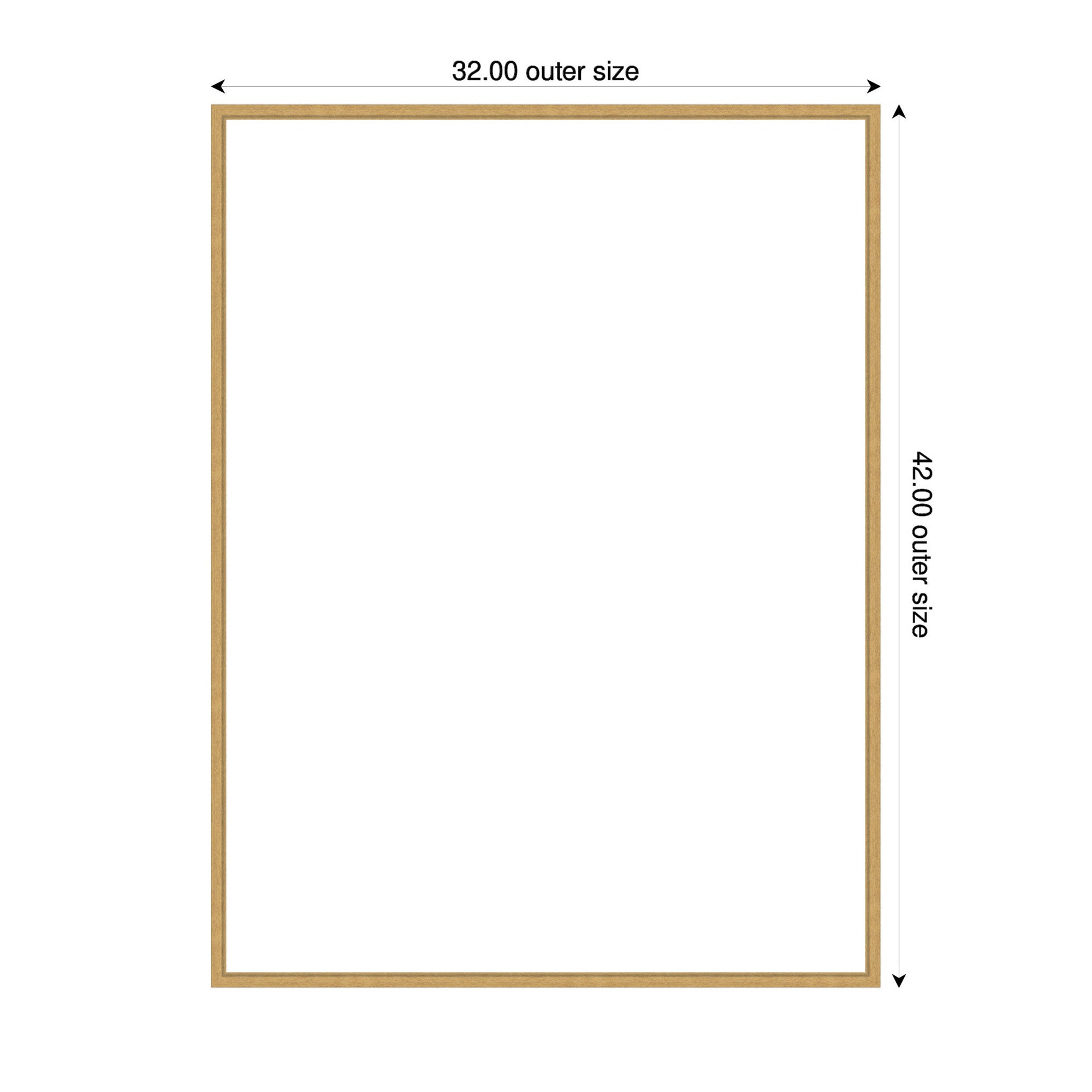 Art Set 2 Piece Set 31x41 Sylvie Bright Gold 2
