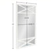 Full Length Mirror White 22x40 5