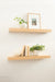 Floating Shelf 1 Piece 36 Inch Natural 8