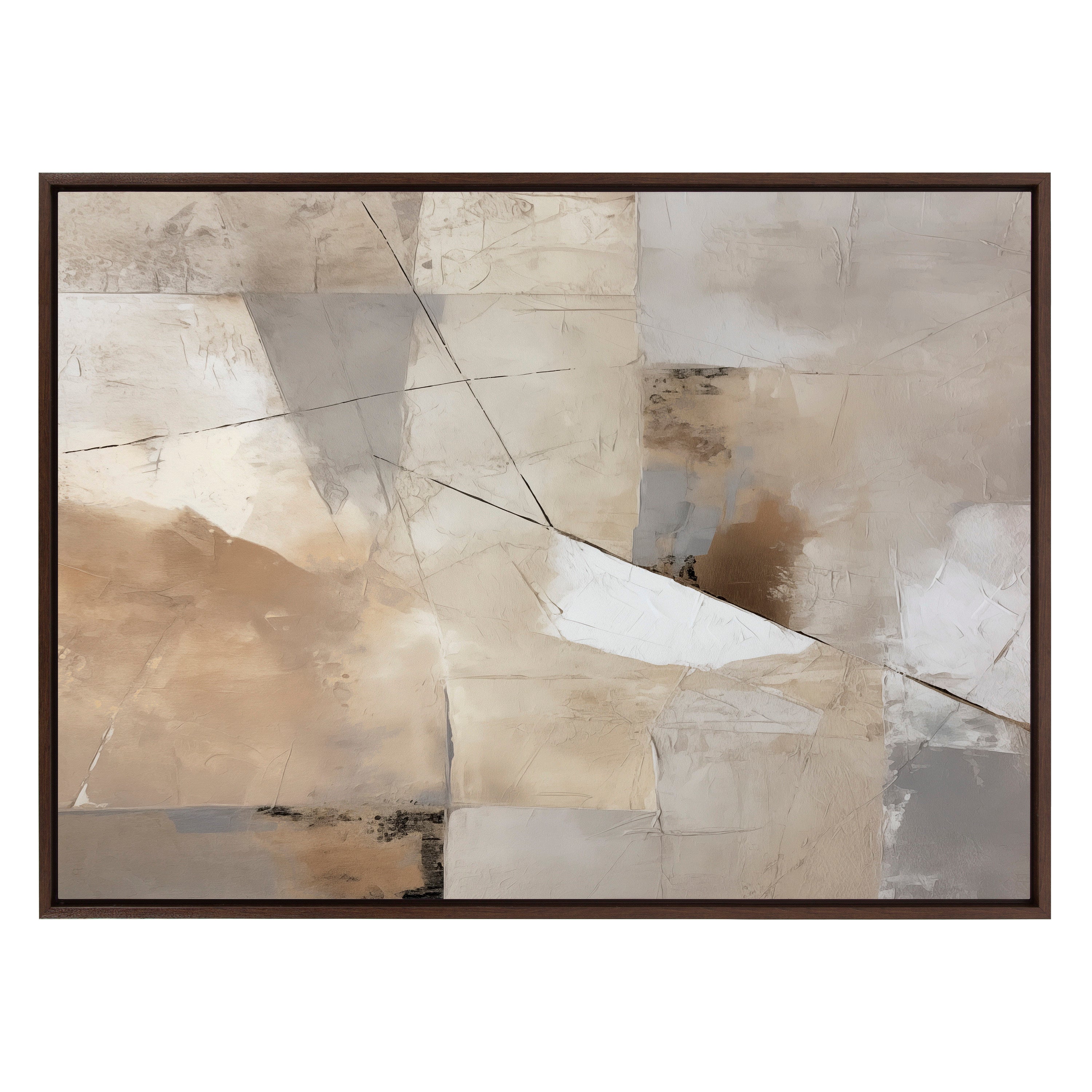 Framed Canvas 31.5x41.5 Sylvie Walnut 2