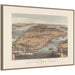 Framed Canvas Sylvie Dark Gold 38x28 1