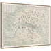 Framed Canvas Sylvie Dark Gold 42x32 1