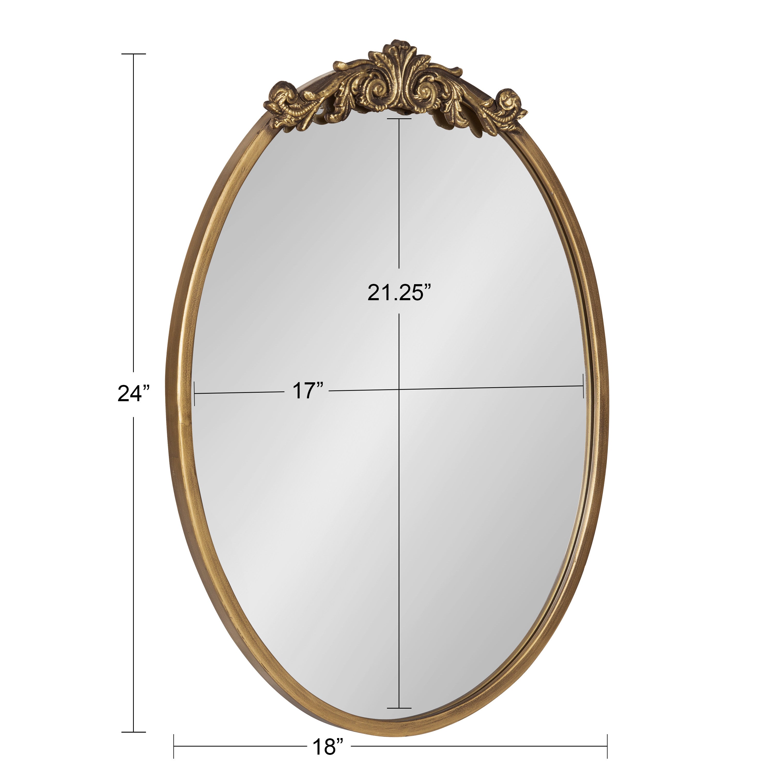 Oval Gold 18x24 5