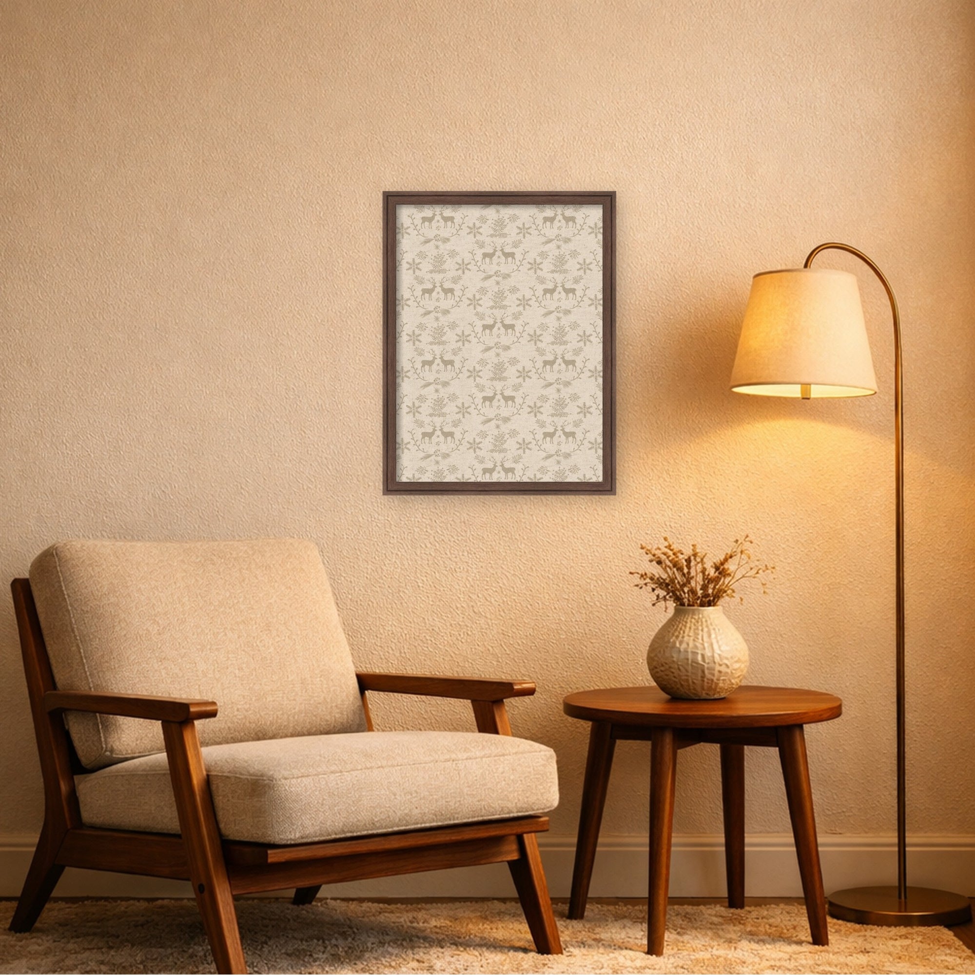 Magnetic Canvas Florence Medium Brown 20x26 7