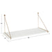 Wall Mounted Desk White Gold 38x14x16 2