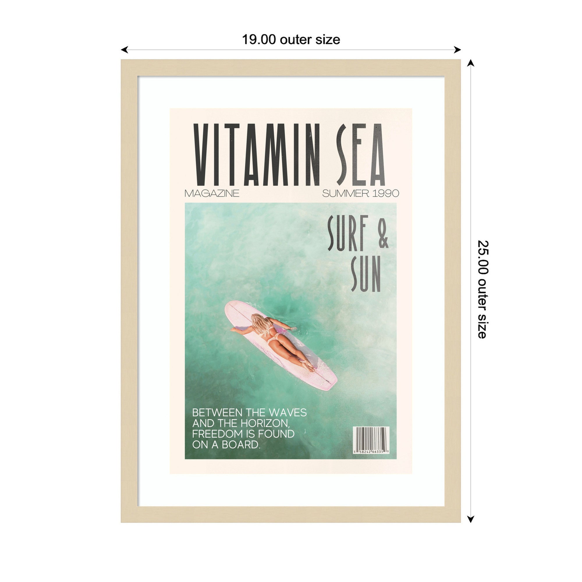 Vitamin Sea by Honey Island Studio Framed Wall Art Print