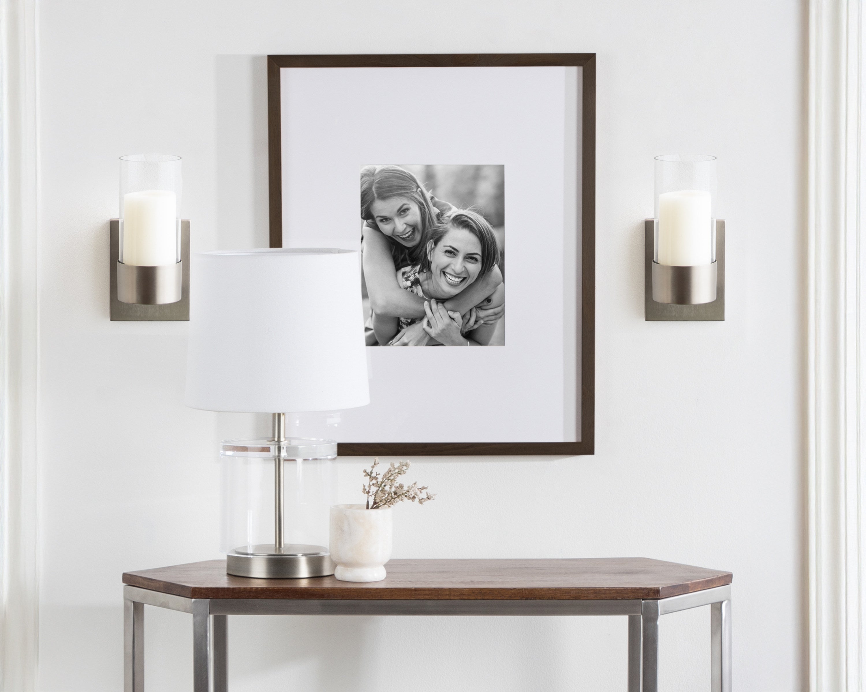 Wall Sconce Silver 5x6x10 8