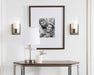 Wall Sconce Silver 5x6x10 8