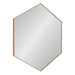 Hexagon Mirror Natural 30x30 1
