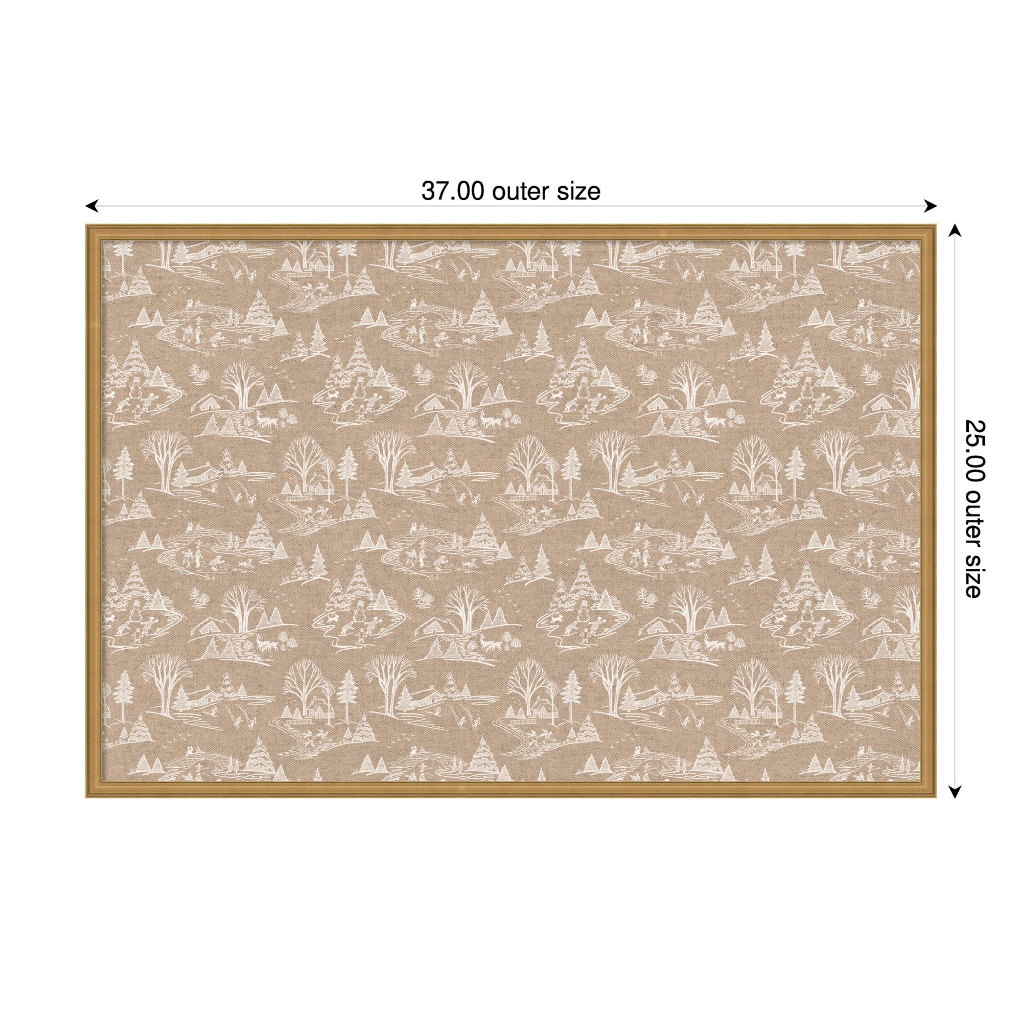 Magnetic Canvas Edith Gold 37x25 2