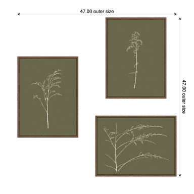 Art Set 3 Piece Set 18x24 Sylvie Walnut 2