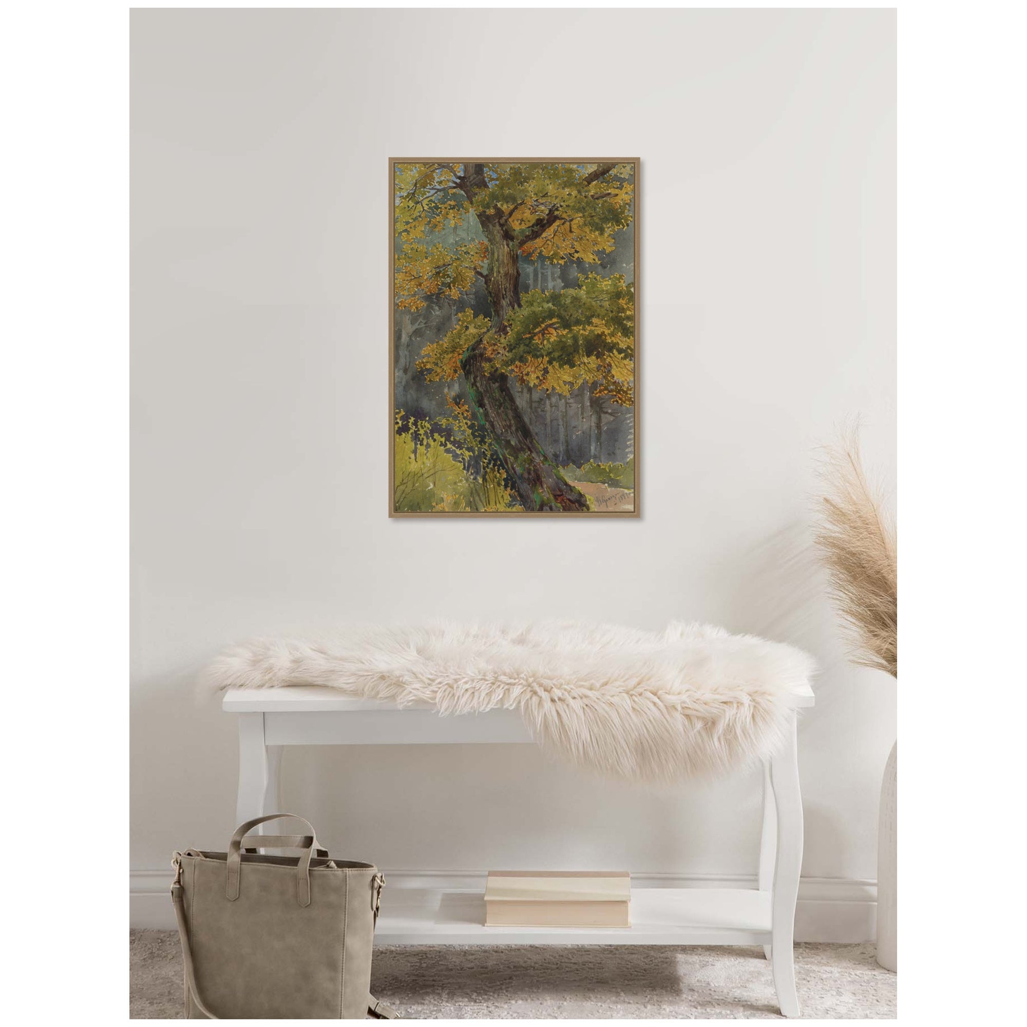 Framed Canvas 23 x 33 Sylvie Dark Gold 5