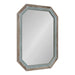 Octagon Mirror Blue Brown 28x36 2