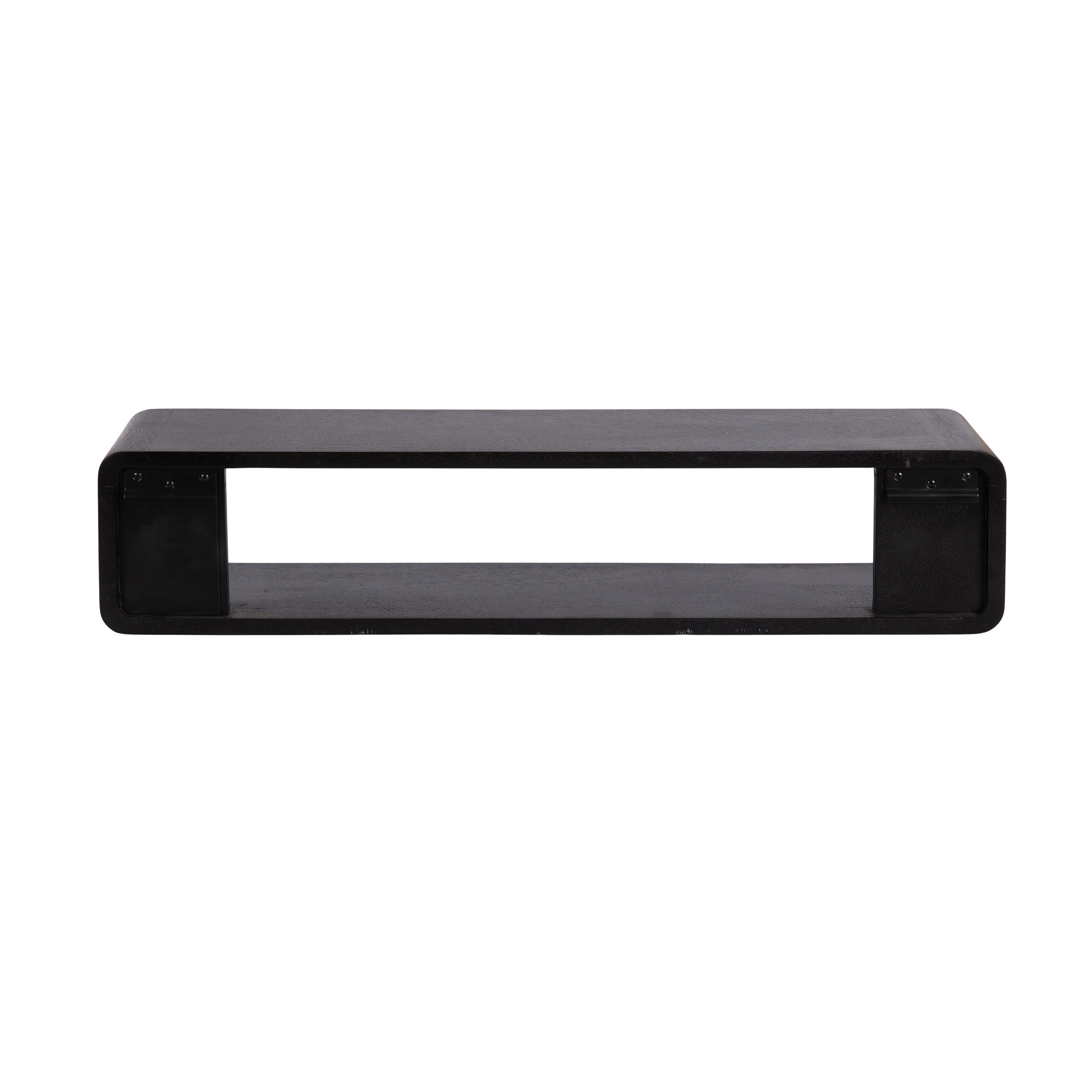Floating Console Table Black 30x7x7 4