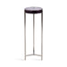 Drink Table Purple Silver 9x9x23 1