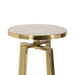Drink Table Gold 9x9x23 3