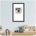 Wall Frame Belmont Black 13x22 matted to 8x8 6