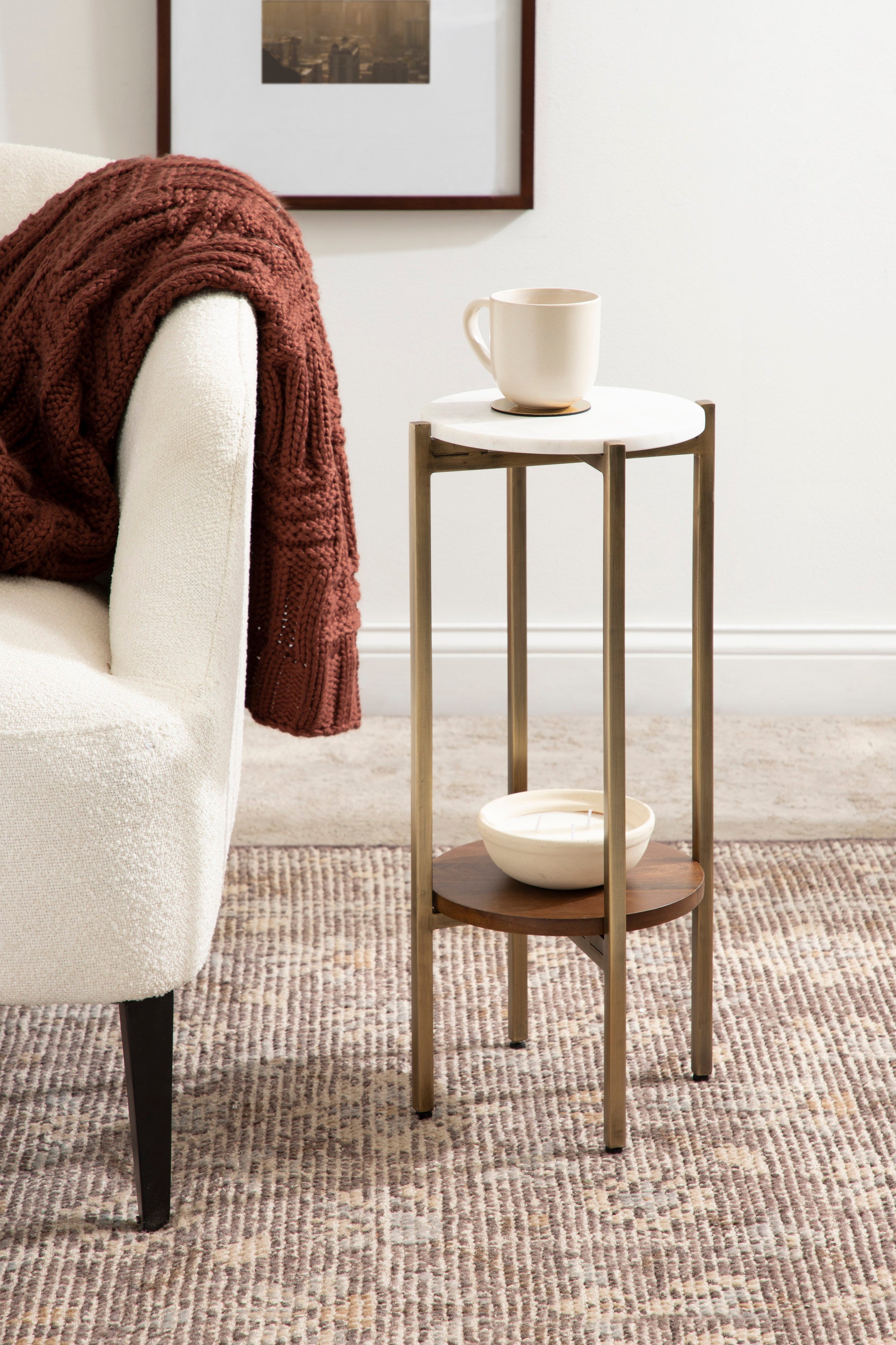 Moxley Round Accent Table