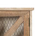 Cabinet Rustic Brown White 21x6x20 3