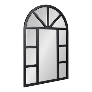 Windowpane Mirror Black 24x36 1