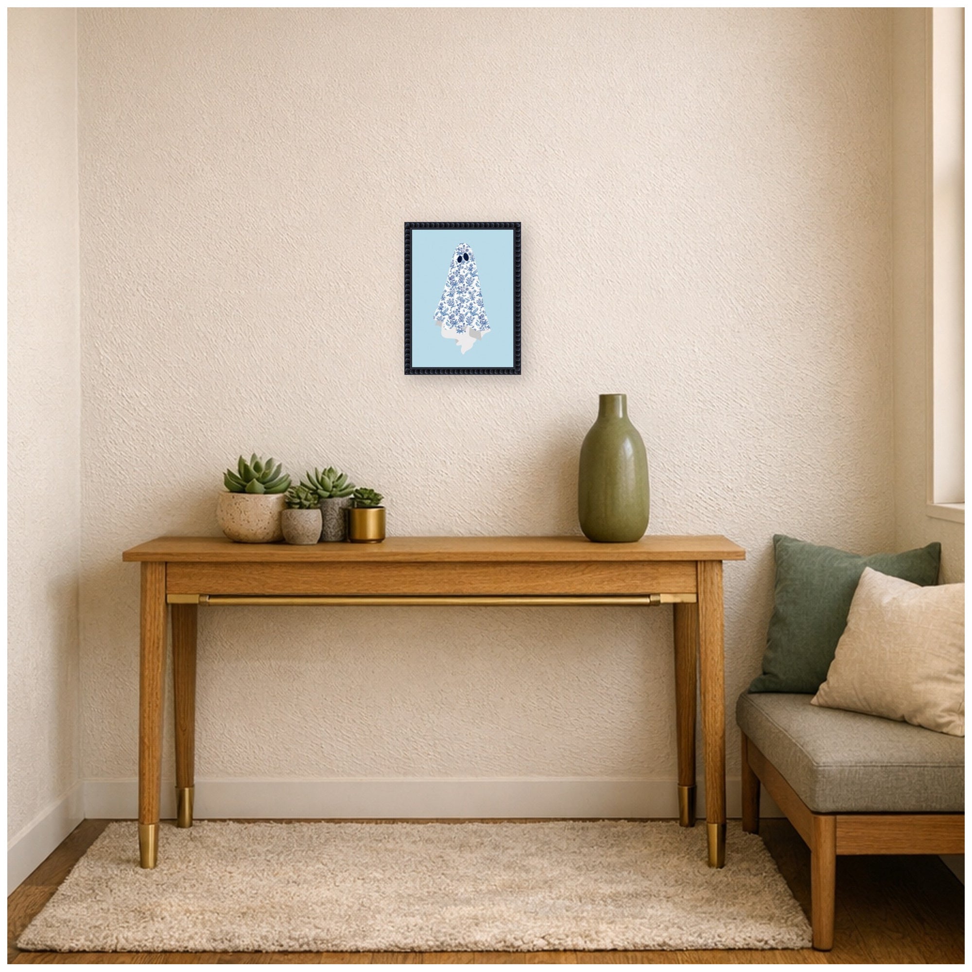 Framed Canvas 10x13 Sylvie Beaded Black 5