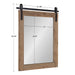 Rectangle Mirror Rustic Brown 22x30 5