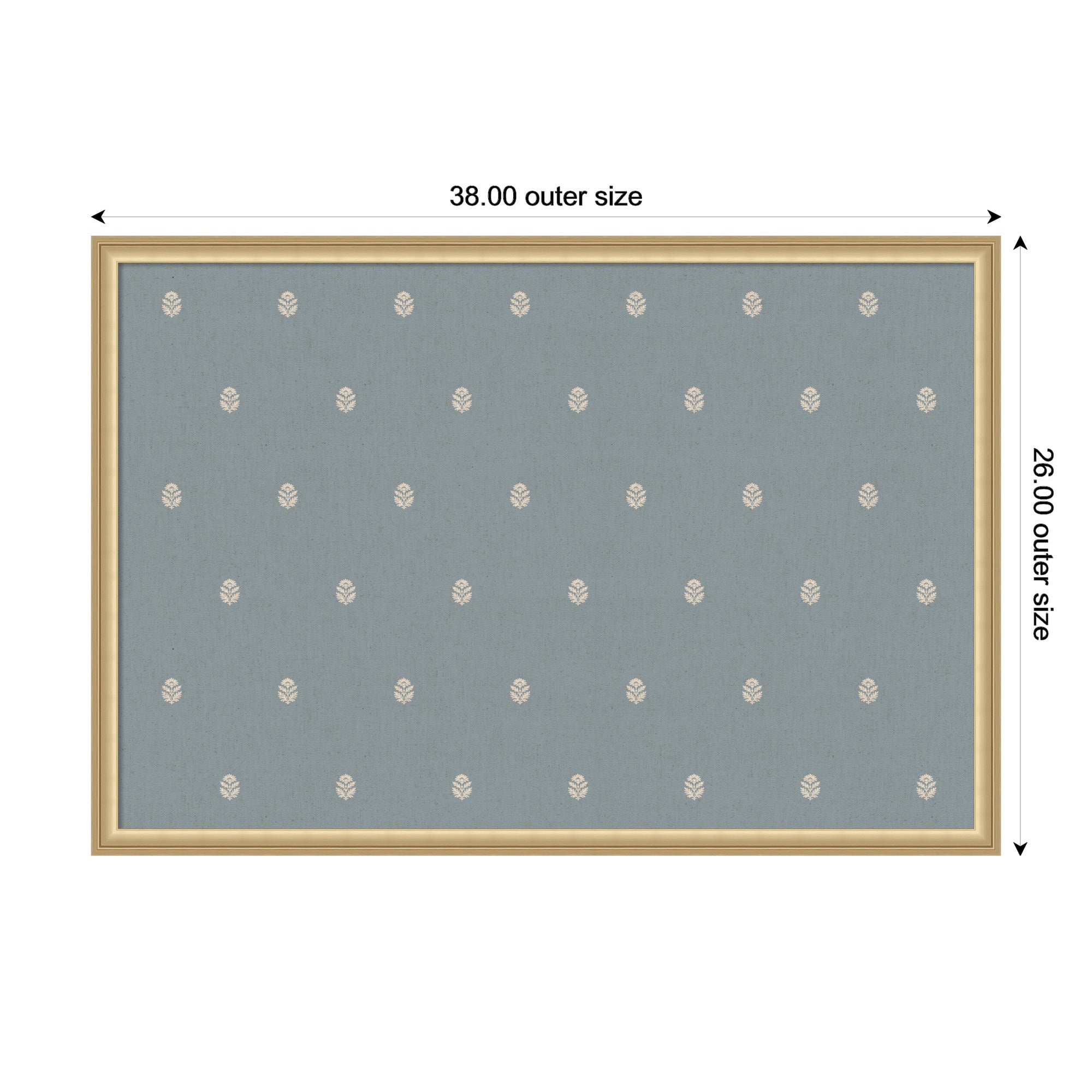 Magnetic Canvas 38x26 Florence Gold 2