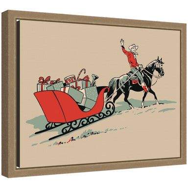 Framed Canvas Sylvie Dark Gold 13x10 1