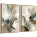 Framed Canvas Sylvie Dark Gold 2 Piece Set 23x33 1