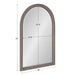 Arch Mirror Gray 20x30 5