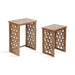 Nesting Table Natural 2 Piece 4