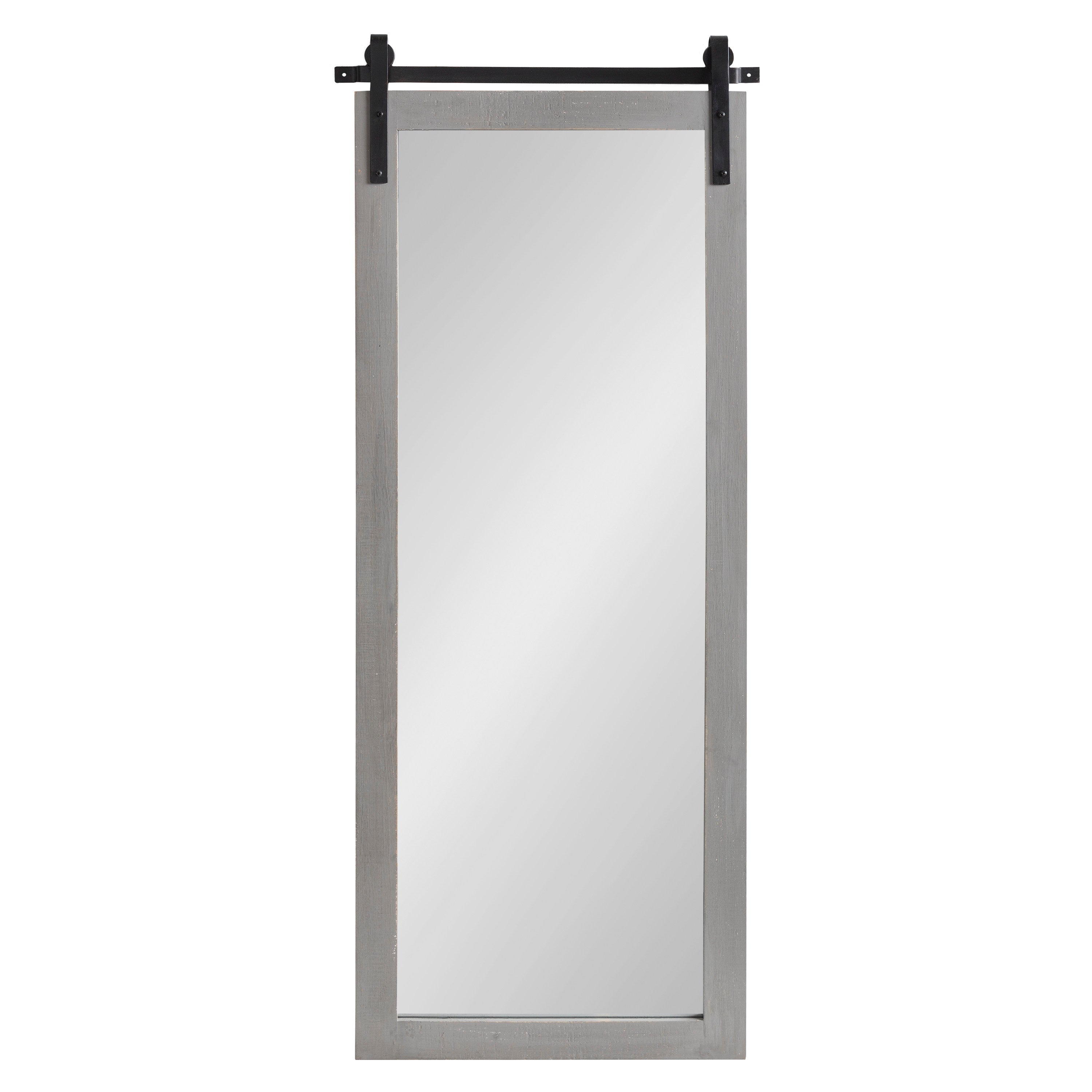 Rectangle Mirror Gray 18x50 2