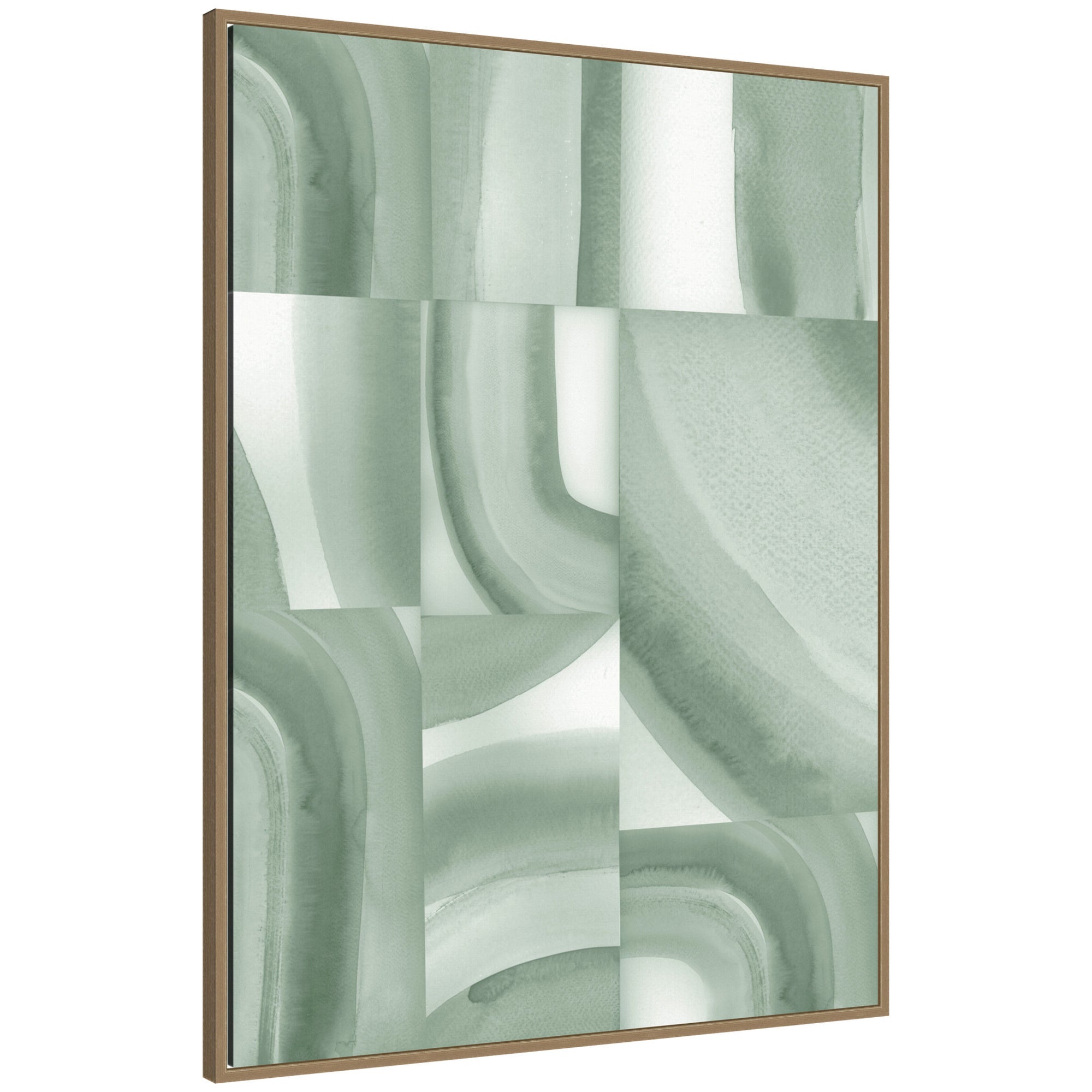 Framed Canvas Sylvie Dark Gold 32x42 1