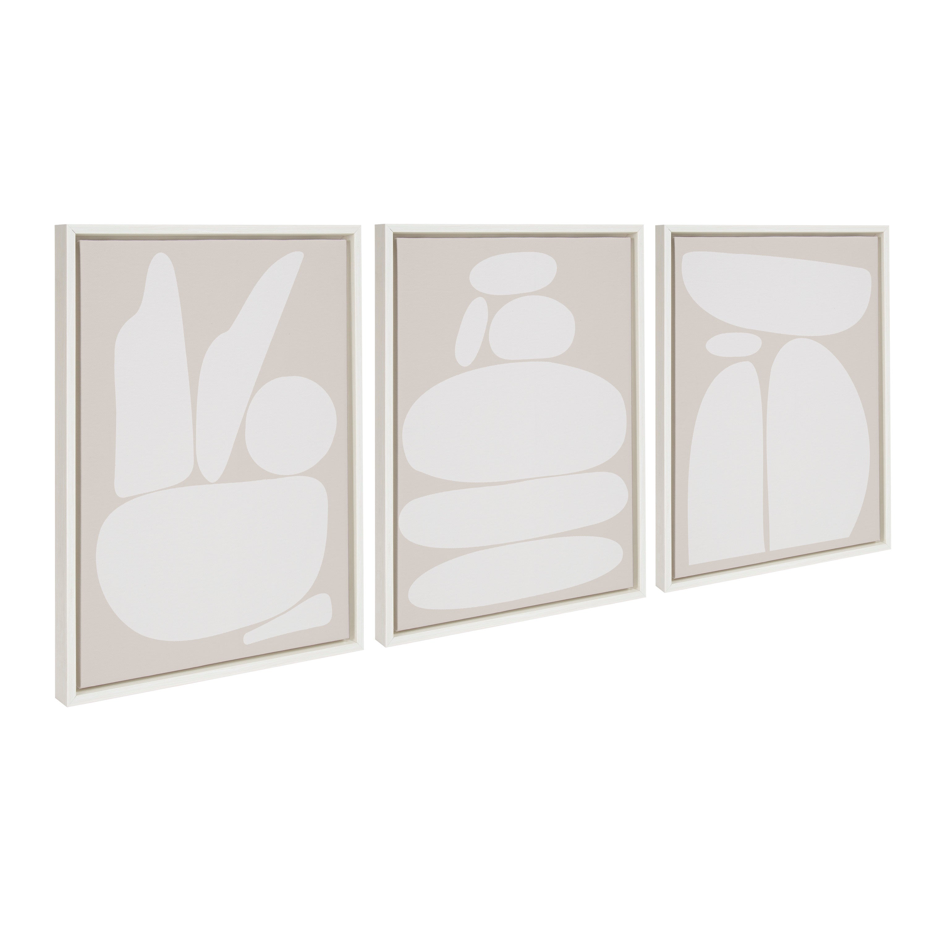 Art Set 3 Piece Set 18x24 Sylvie White 1