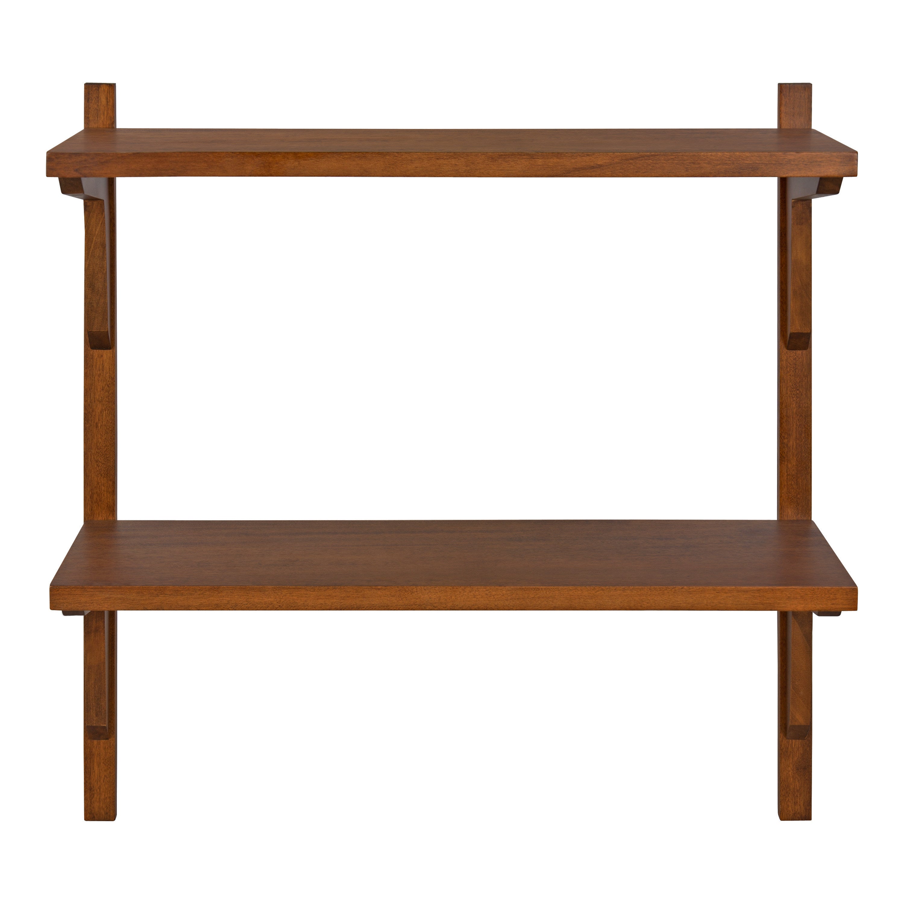 Accent Shelf Walnut Brown 24x8x24 3