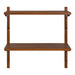 Accent Shelf Walnut Brown 24x8x24 3