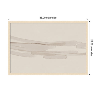 Mounted Canvas 38x26 Woodgrain Stripe Blonde 2