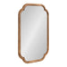 Scallop Mirror Rustic Brown 24x36 1