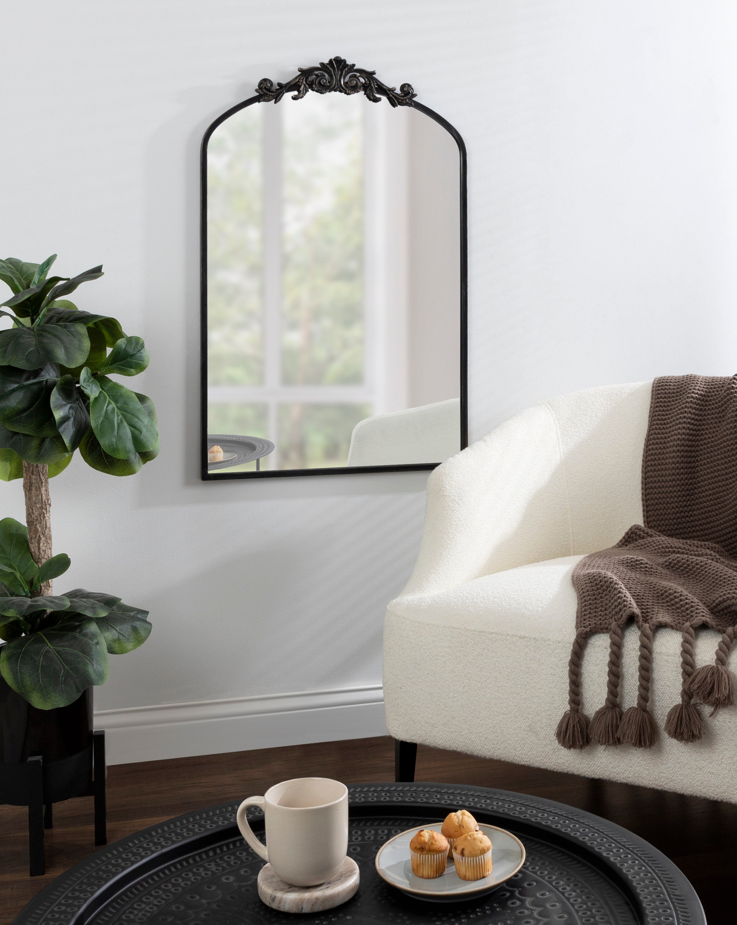 Arch Mirror 24x36 Black 7
