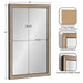 Rectangle Mirror Gold 20x30 2