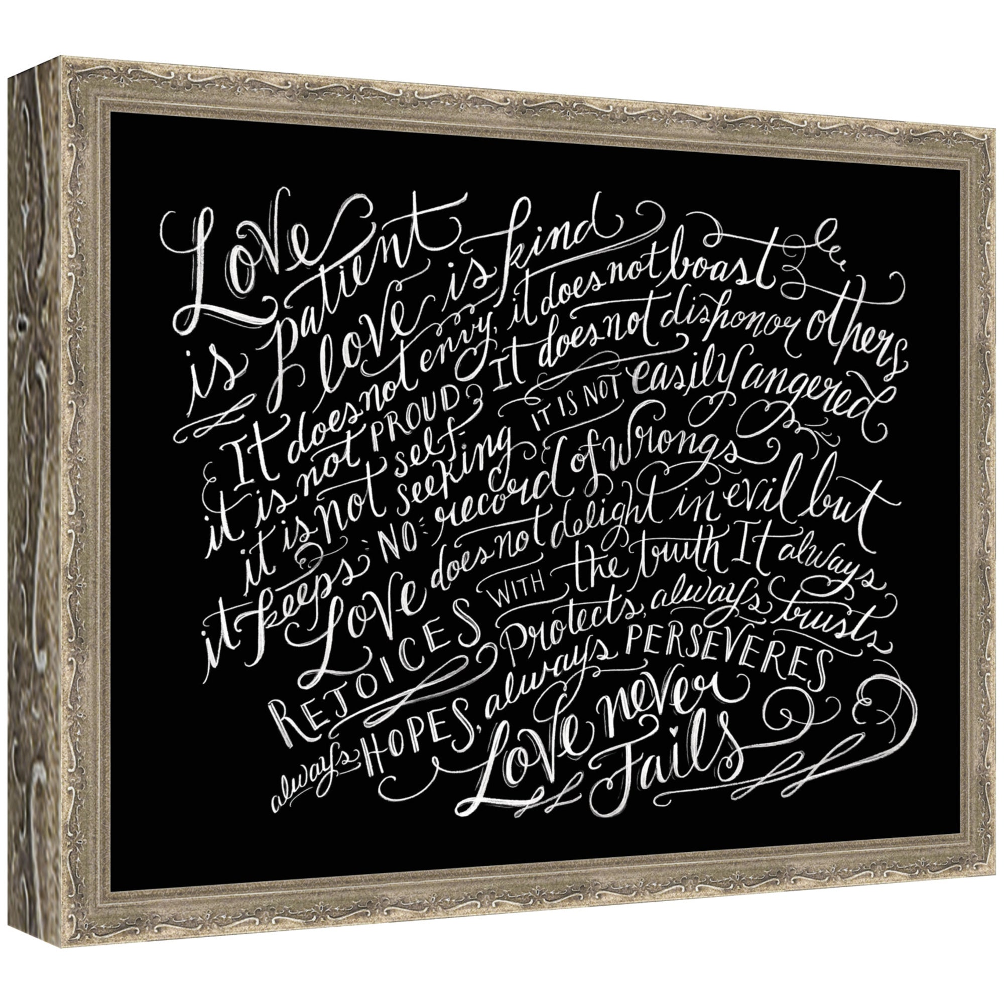 Mounted Canvas 22x17 Mila Dark Silver 7