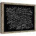 Mounted Canvas 22x17 Mila Dark Silver 7
