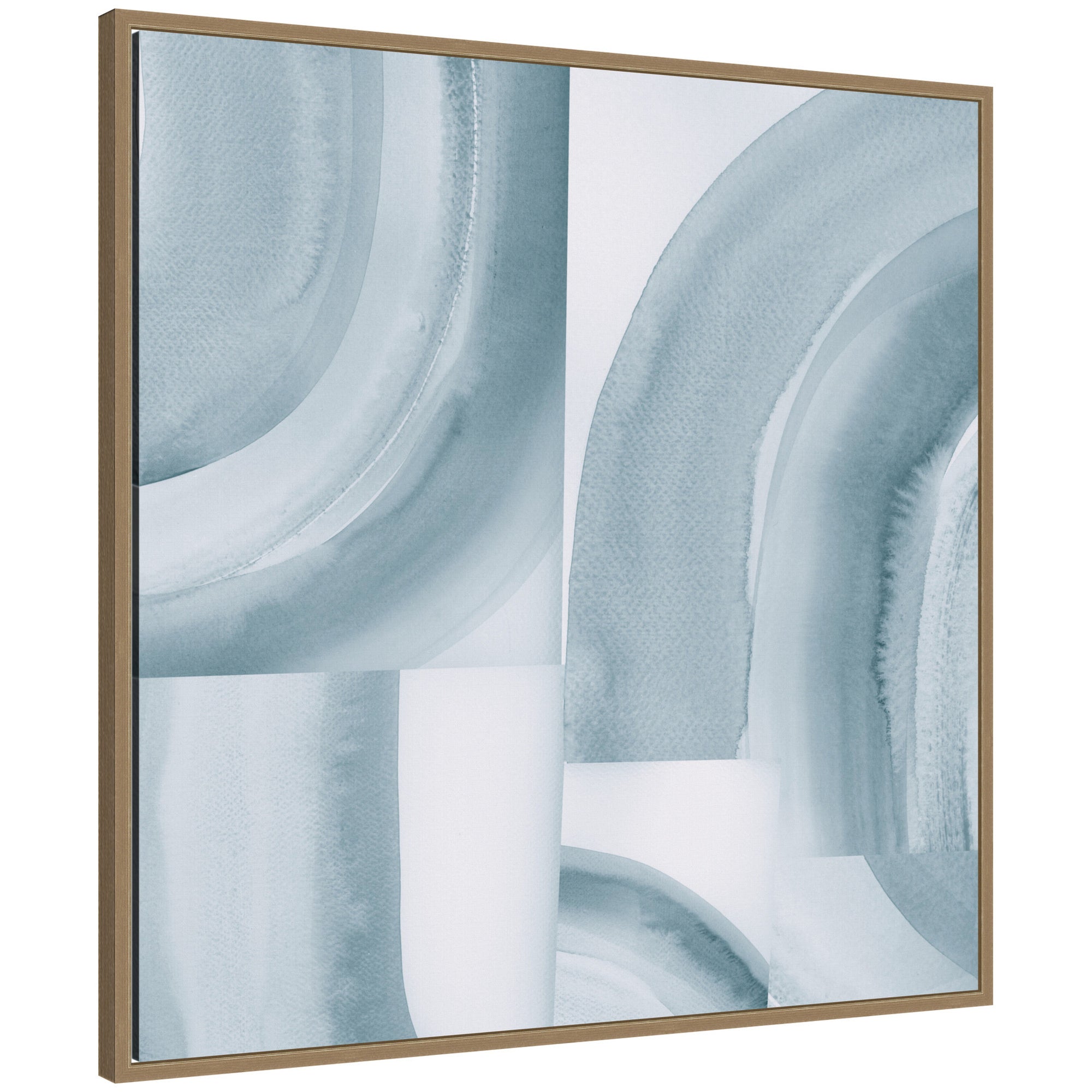 Framed Canvas Sylvie Dark Gold 30x30 1